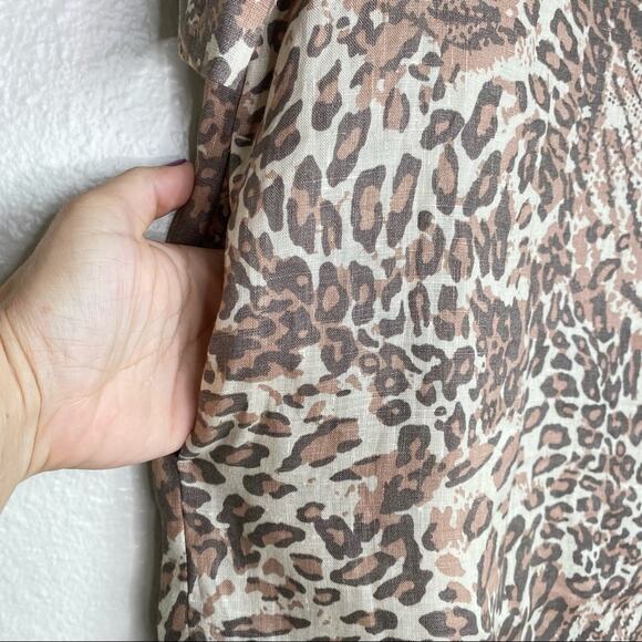 NWT SPELL & The Gypsy Ada Leopard Tunic Mini Dress - Picture 8 of 14